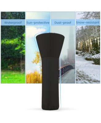 Patio Standing Propane Heater Cover Waterproof W/Zipper and Bag