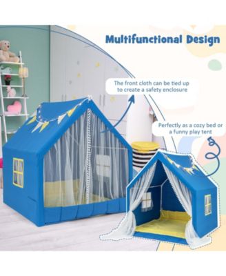 48 x 42 x 50 Inch Large Play Tent with Washable Cotton Mat Holiday Birthday Gift for Kids