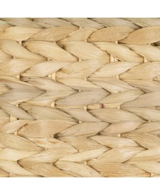 Woven Seagrass Small Drum Lamp Shade 10" Top x 12" Bottom x 8.25" Slant x 8" High (Spider) Replacement with Harp and Finial