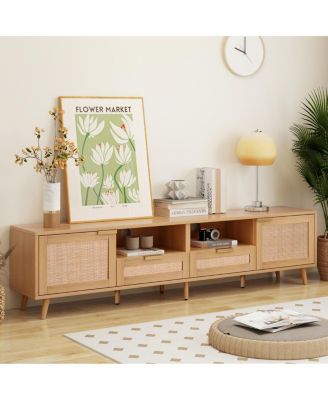 Modern Farmhouse TV Stand for 85" TVs