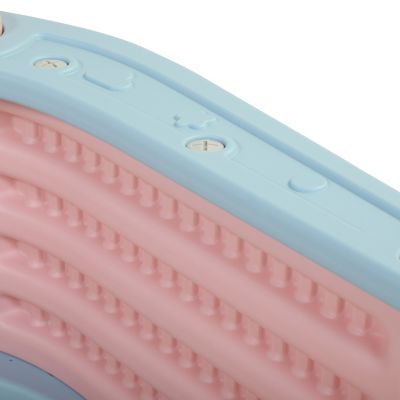 Streamdale Colorful Dolphin 2-in-1 Slide and Basketball Playset for Toddlers