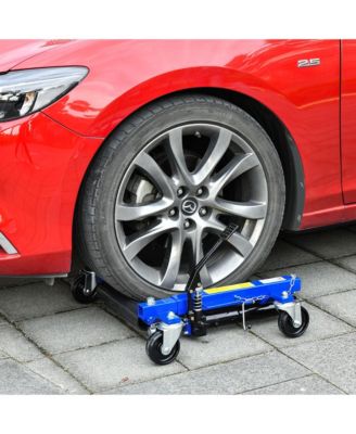 DURHAND Hydraulic Wheel Dolly Tire Jack With Ratcheting Foot Pedal For ...