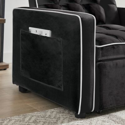 Adjustable Sofa Bed Chair with Futon Recliner Function