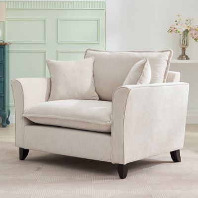 White House Bed with Window, Drawers, Shelves, USB Port