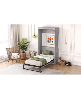 Twin Size Murphy Bed, Can Be Folded Into A Cabinet