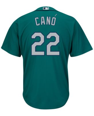 Majestic Men's Robinson Canó Seattle Mariners Pitch Black Jersey - Macy's