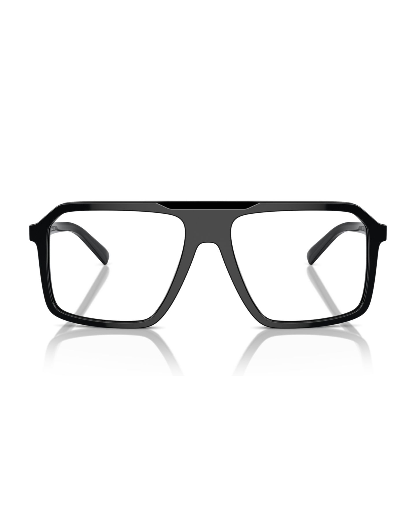 Мужские очки Michael Kors Man Square Plastic MK4123U Montreux Eyeglasses, цвет: Чёрный — фото 5