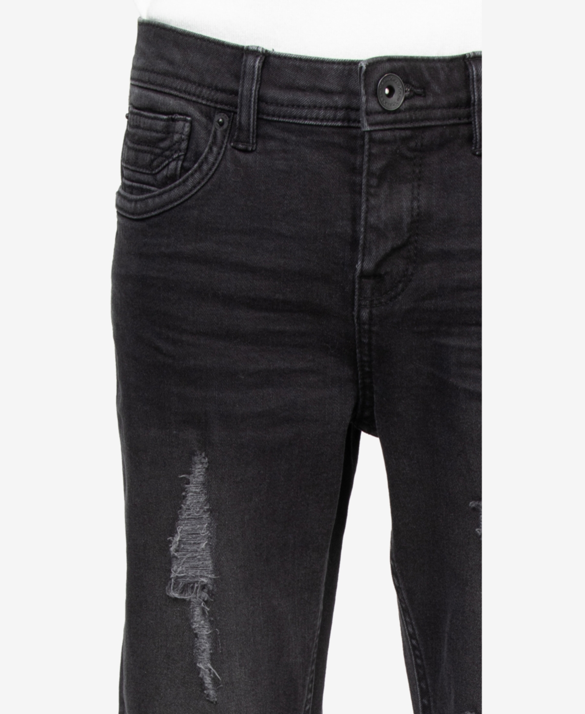 Raw X Big Boys RawX Distressed Neon Stitch Jeans