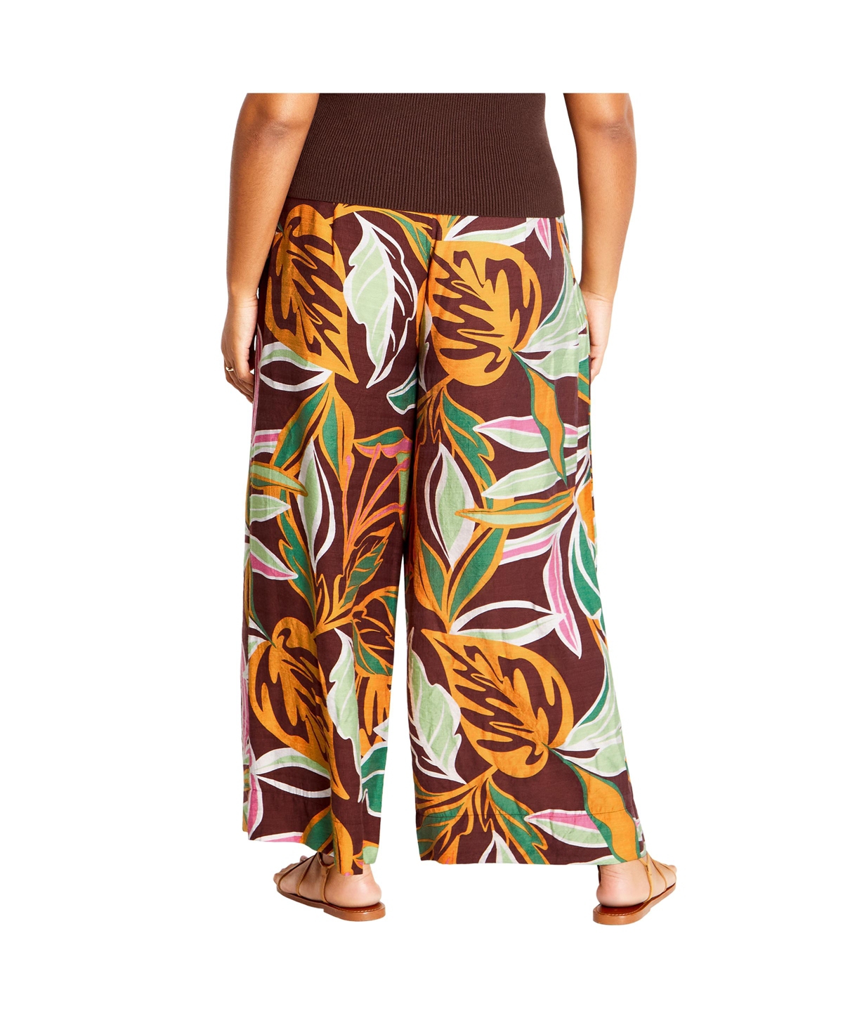 City Chic Women's Peta Print Pant