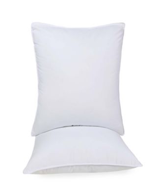 Down Alternative Medium Firm Back Neck Support 2-Pack Pillows, King
