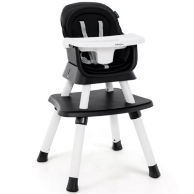 Baby 8-in-1 High Chair with Double-layer Cushions Multifunctional