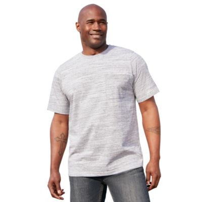 Tall King Size Heavyweight Pocket Crewneck T-Shirt