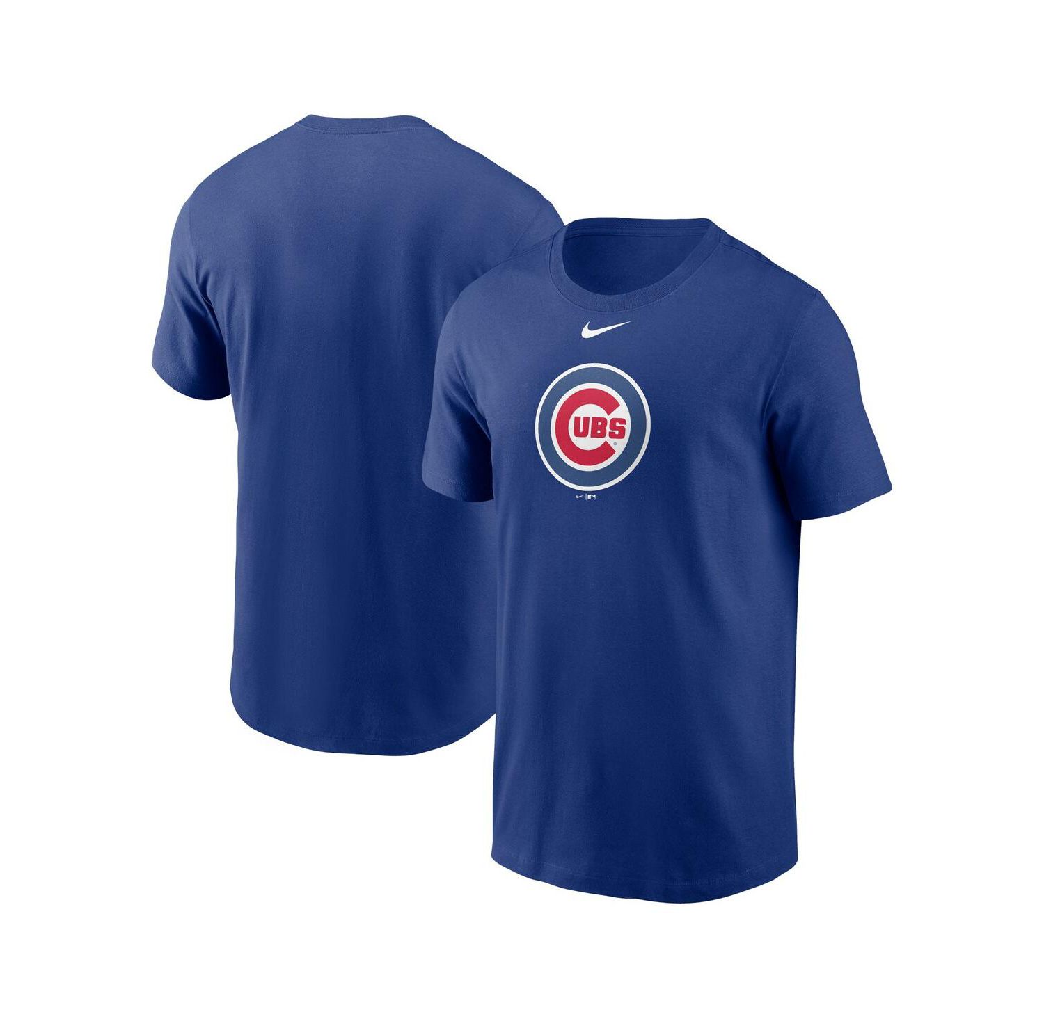 Men's Royal Chicago Cubs Fuse Logo T-Shirt