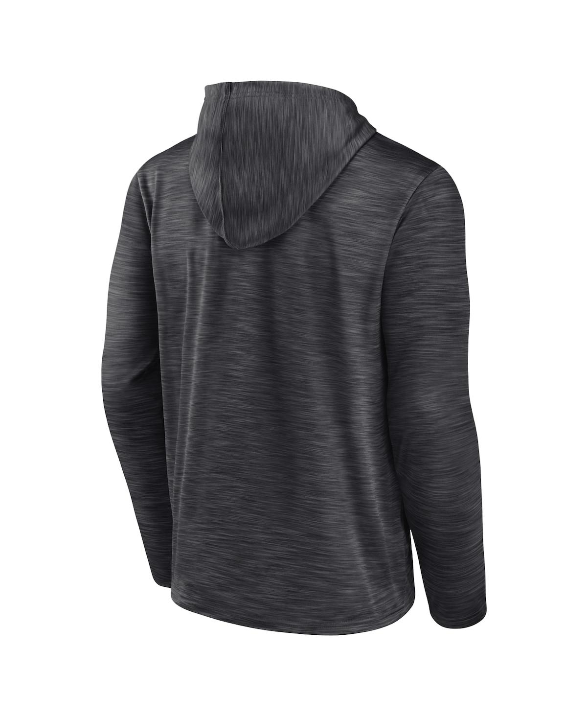 Fanatics Men's Charcoal Vegas In Knights Never Quit Pullover Hoodie In Charcoal,black