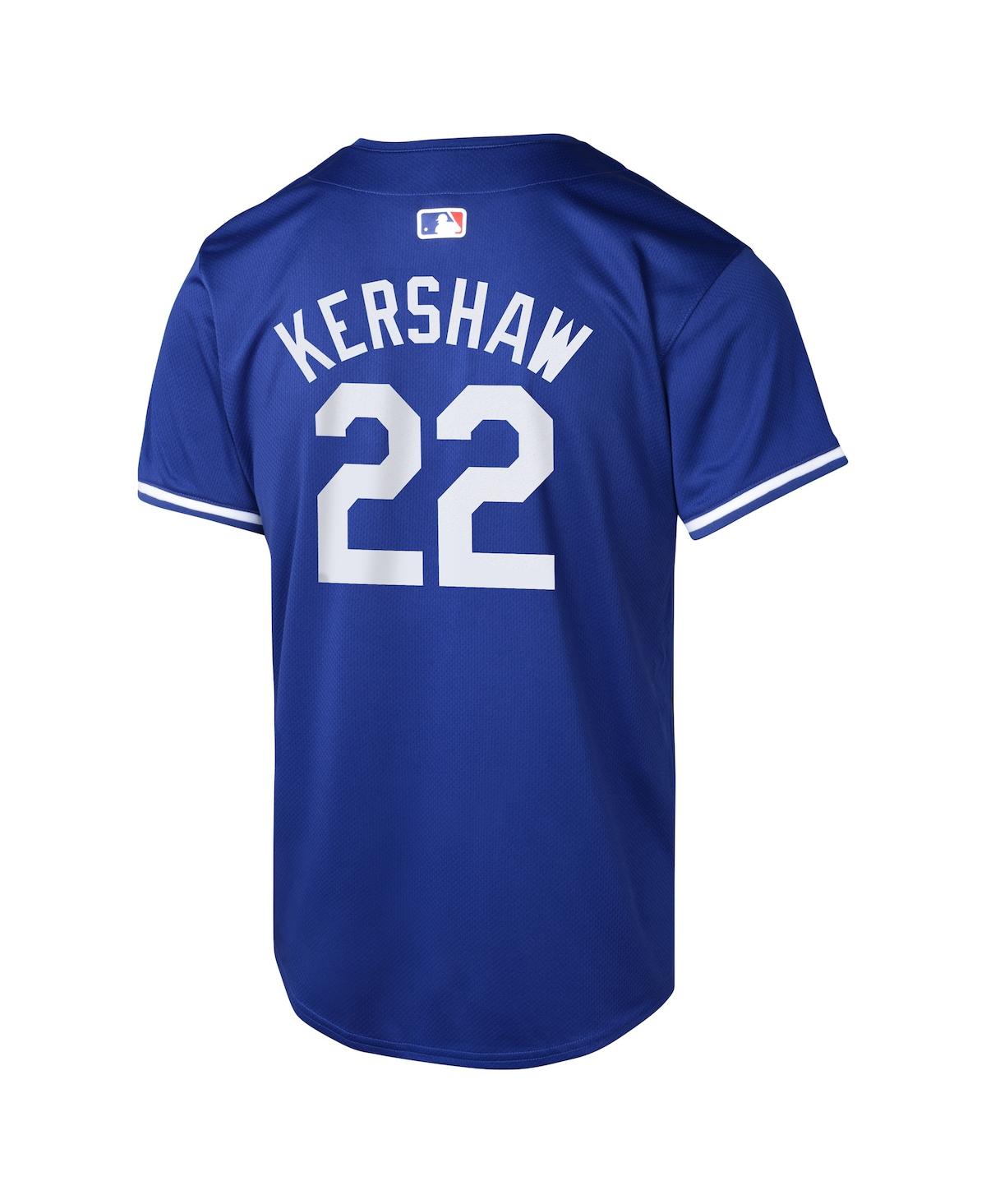 Nike Big Boys and Girls Clayton KershawLos Angeles Dodgers Alternate Limited Player Jersey - Royal
