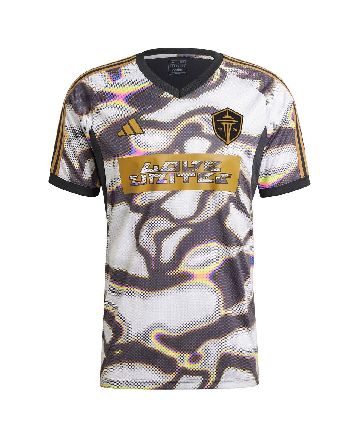 Adidas Men'sSeattle Sounders Fc 2024 Pride Pre-Match Jersey - Black