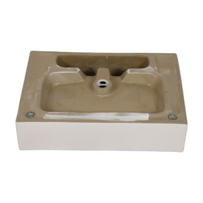 Streamdale 30" Ceramic Console Sink with Gold Legs