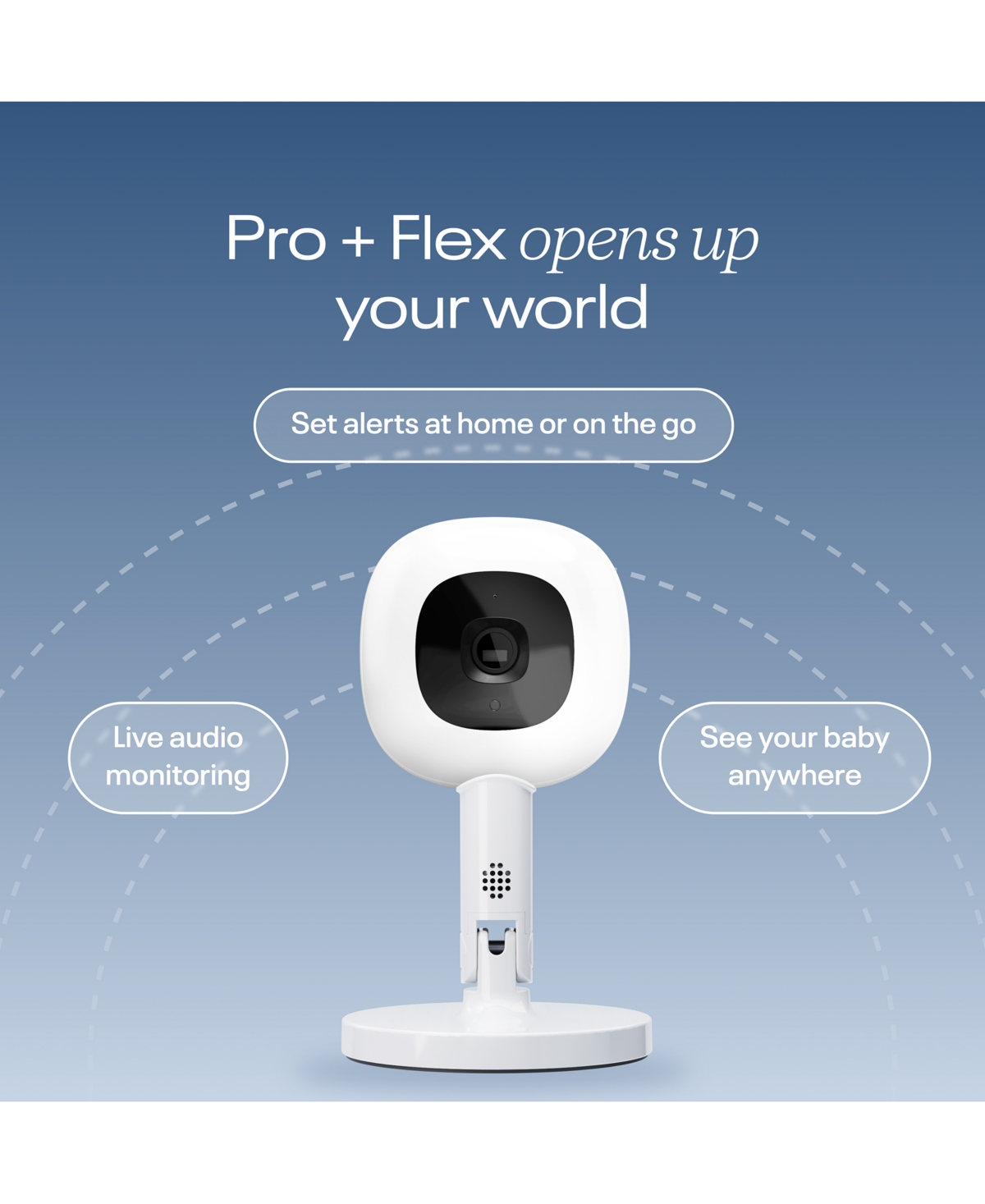 Nanit Pro Camera & Flex Stand In White