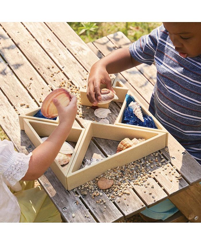 Kaplan Early Learning Discovery Triangles - Natural - 6 Pieces - Macy's