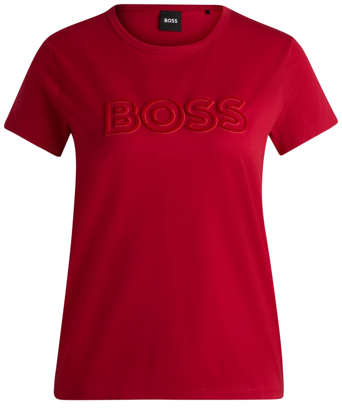 Hugo Boss Boss By  Women's Logo Detail T-shirt In White