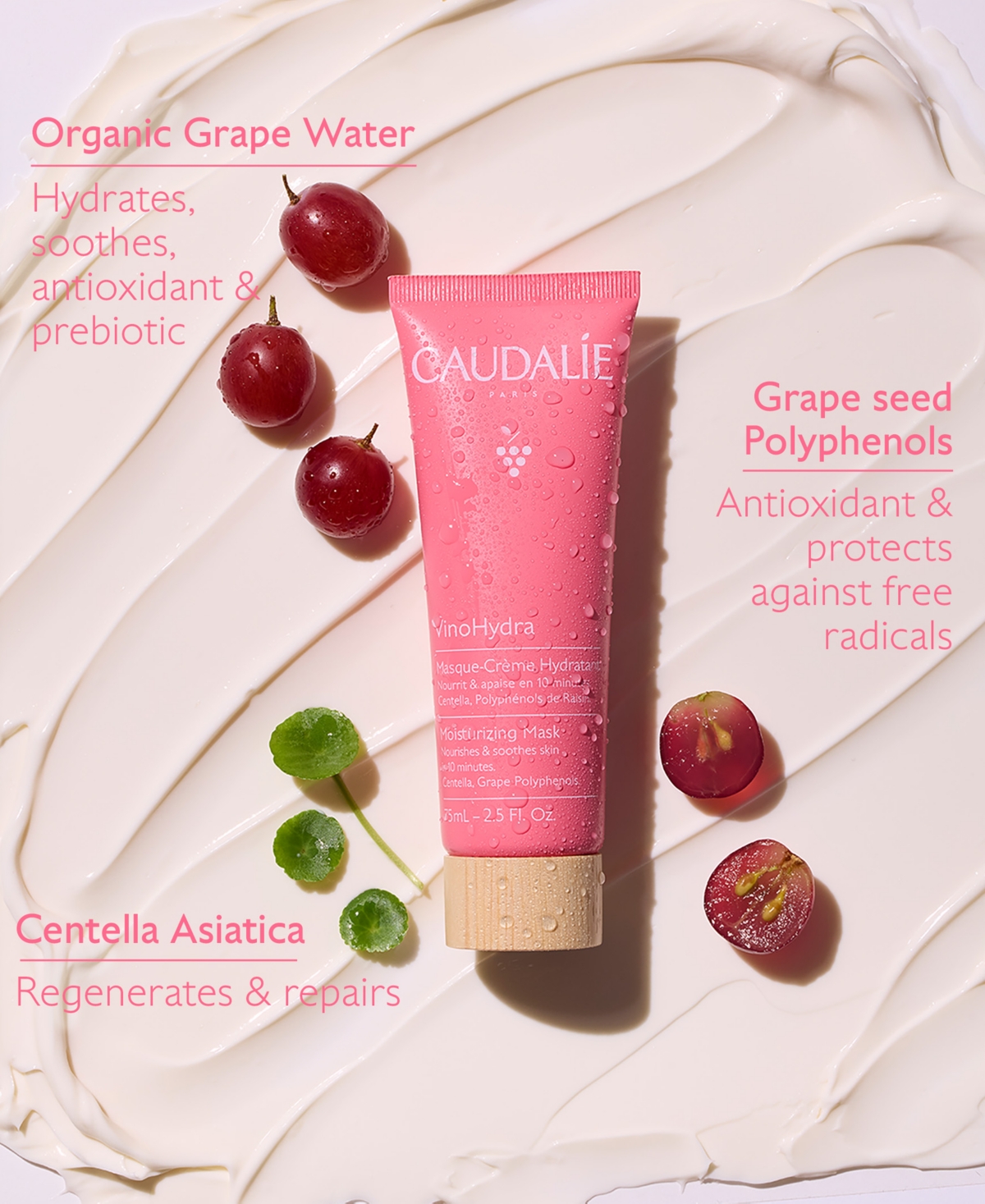 Caudalíe Vinohydra Moisturizing Mask, 2.5 Oz. In No Color
