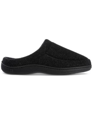 Men's Heathered Cord Knit Jermaine Clog Slipper with Micro Terry Lining 