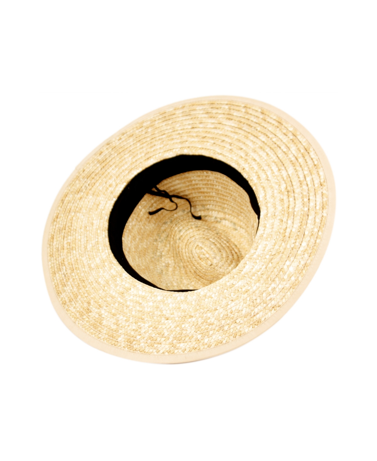 Angela & William Straw Panama Fedora Hat In Natural