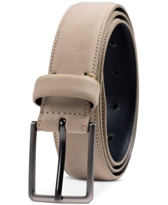 Men's Faux Suede Belt, Created for Macy's