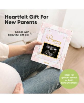 Pregnancy Journal, Pregnancy Announcements, 80 Pages Hard Cover Pregnancy Book For Mom To Be Gift