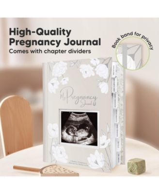 Pregnancy Journal, Pregnancy Announcements, 80 Pages Hard Cover Pregnancy Book For Mom To Be Gift