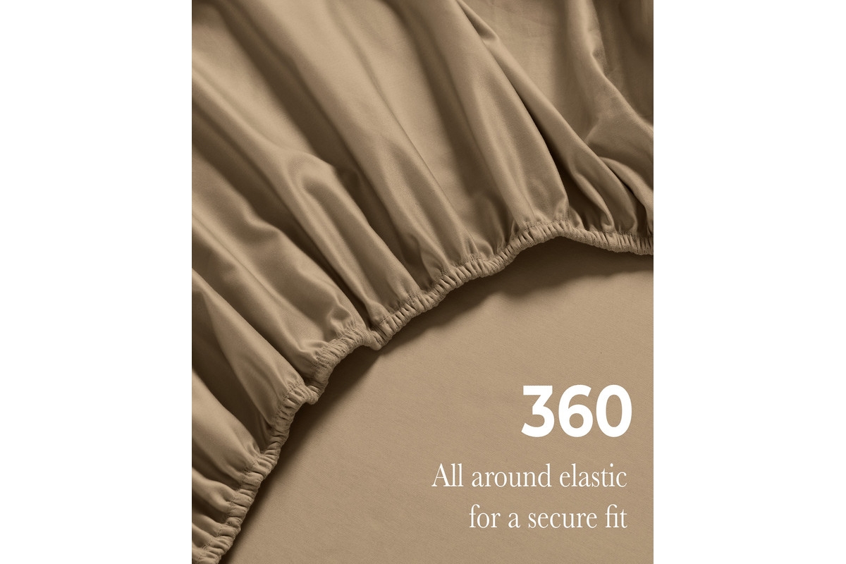 Superior Egyptian Cotton 650 Thread Count Solid Deep Pocket Sheet Set,