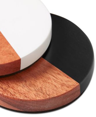 6-Pc. Coasters & Holder Set, Exclusively at Macy’s