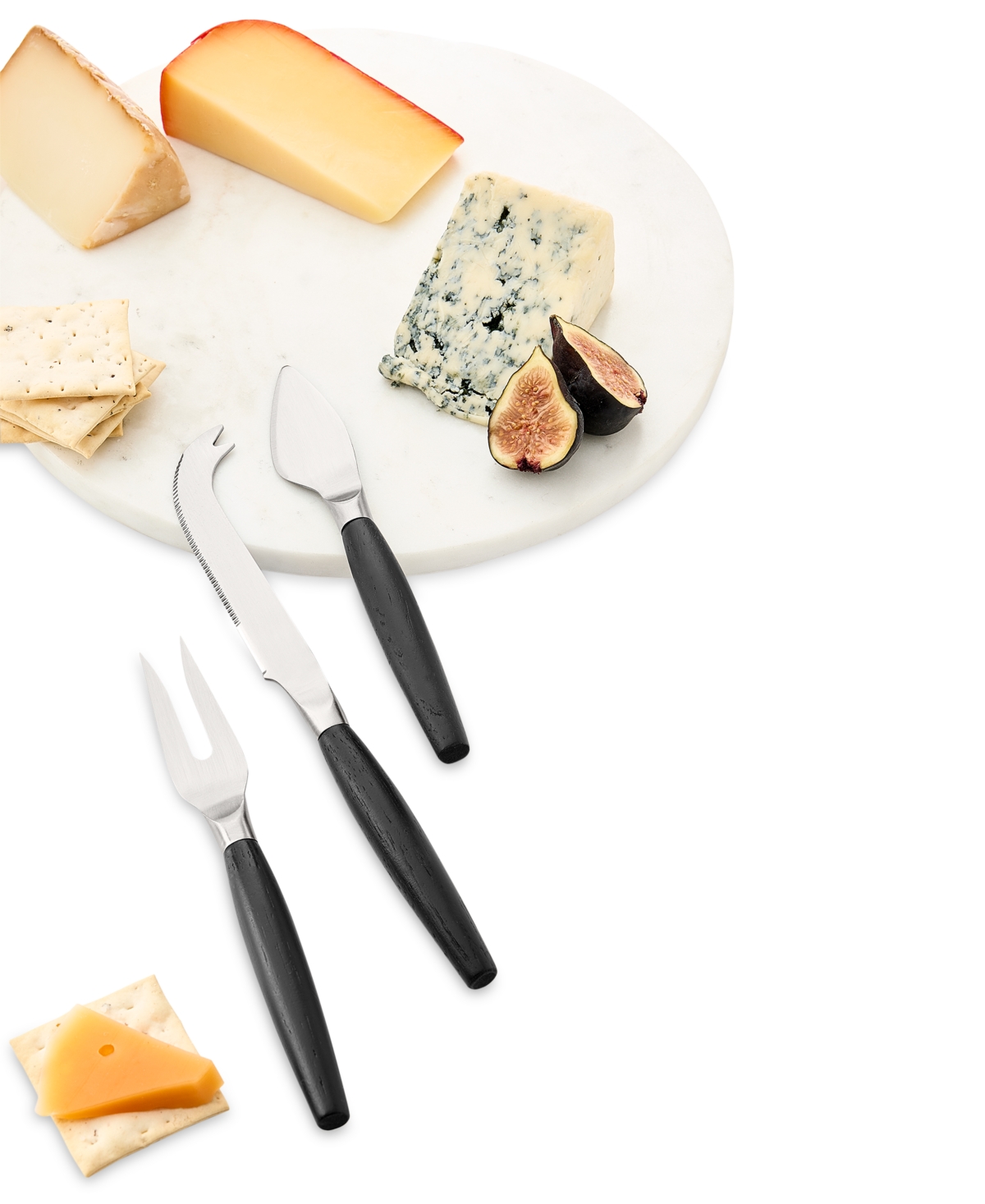 The Cellar 3-pc. Wood & Metal Cheese Serving Set, Exclusively At Macy's In No Color