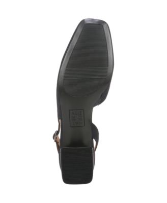 Women's Jayla Mid-Heel Square Toe Slingback Pumps