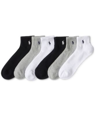 Men's 6-Pack Performance Sport Quarter Socks