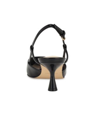 Women's Rhonda Kitten Heel Slingback Pumps