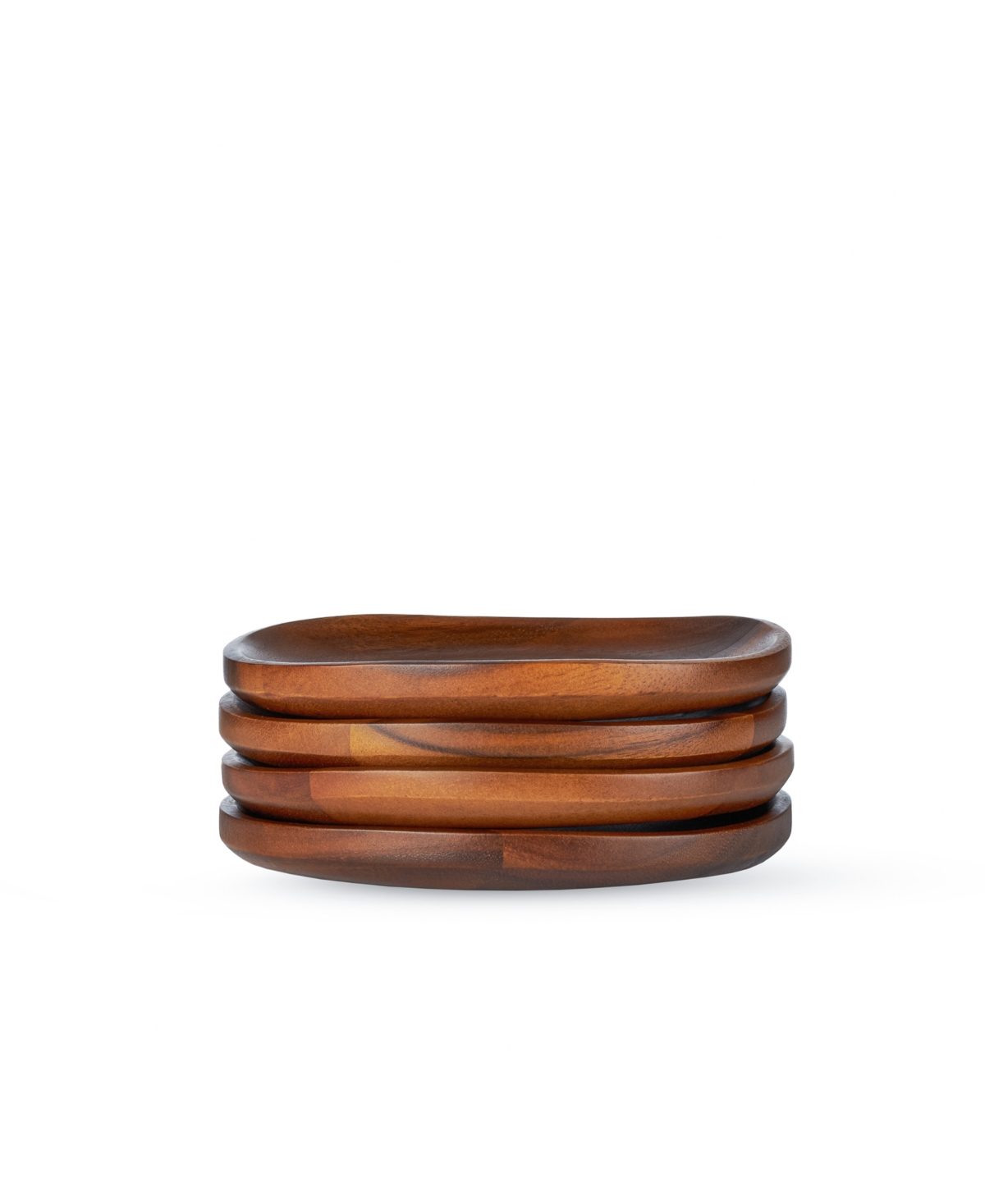 Nambe Billow Individual Appetizer Plate, Set Of 4 In Brown