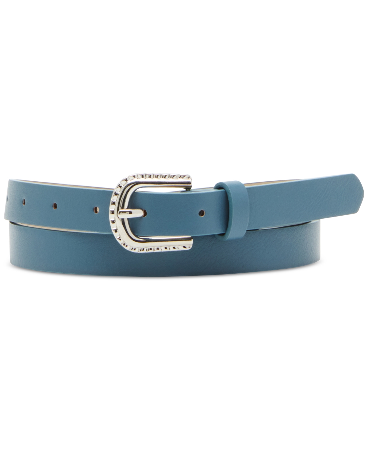 Steve Madden Women's 3-Pc. Faux-Leather Belt Set -Black/Rust