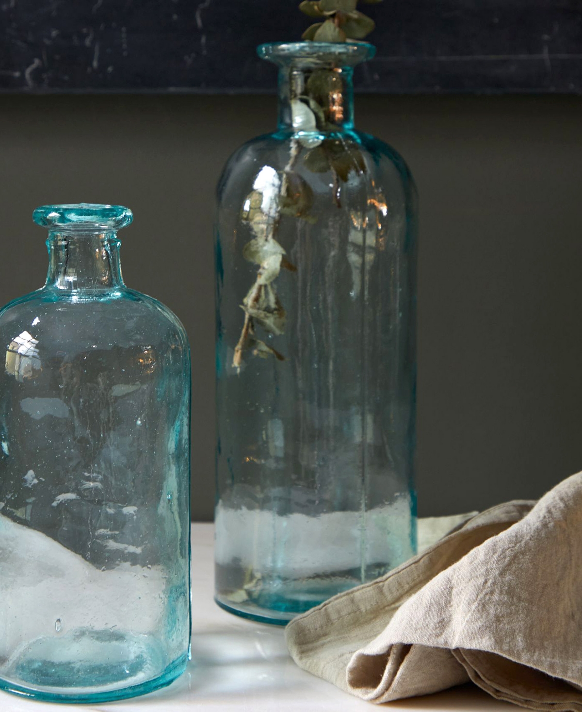 Costa Nova Glass Bottle, 51 Oz. In Green