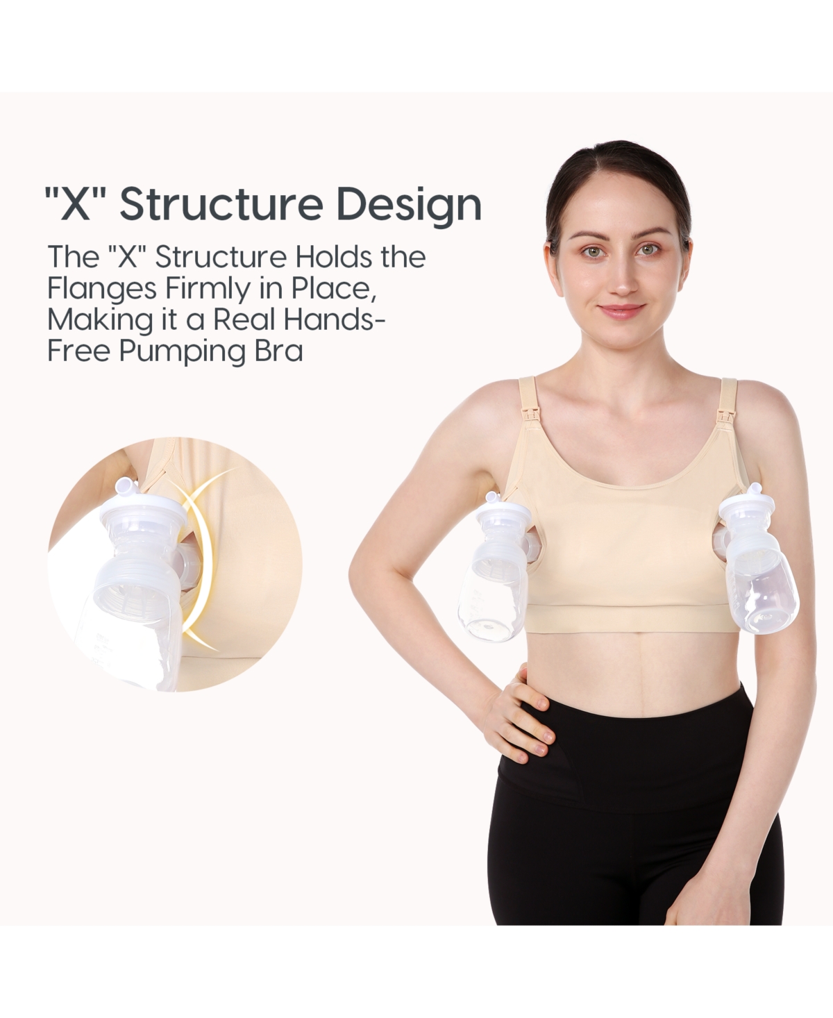Momcozy Maternity YN08 Hands Free Pumping Bra