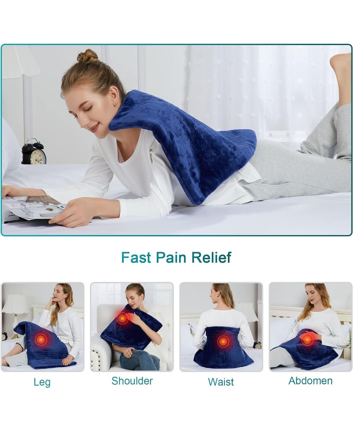 Caromio Electric Heating Pad Extra Large, 17