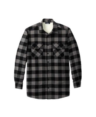 Big & Tall Fleece Sherpa Shirt Jacket