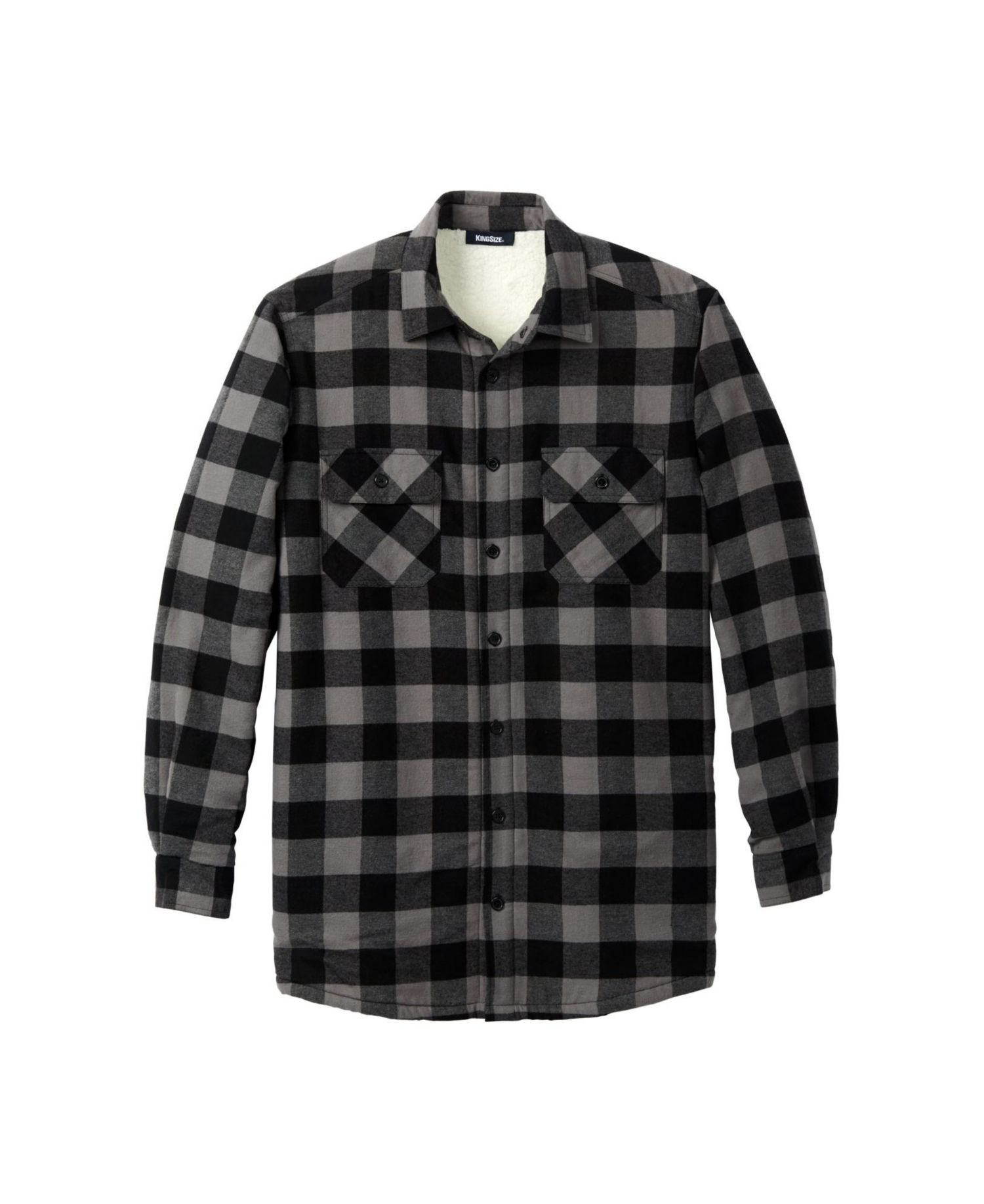 Men's Fleece Sherpa Shirt Jacket