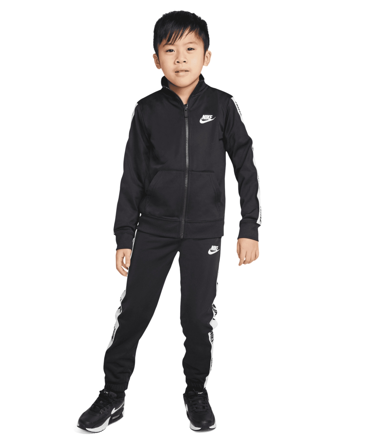 Nike Boys  Nsw Tricot Set In Black White