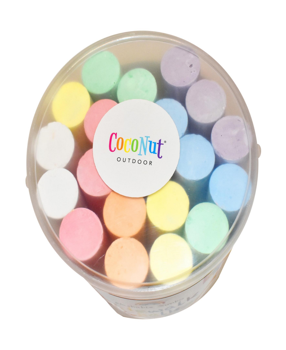 Coconut Outdoor Rae Dunn Jumbo Sidewalk Chalk 2 Pack In Multi