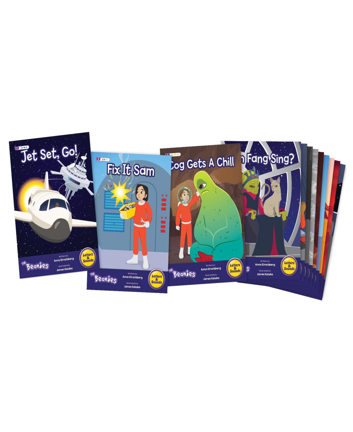 Junior Learning Beanstalk Books: The Beanies Hi-Lo Diversity Decodables - Phase 3 Set 2