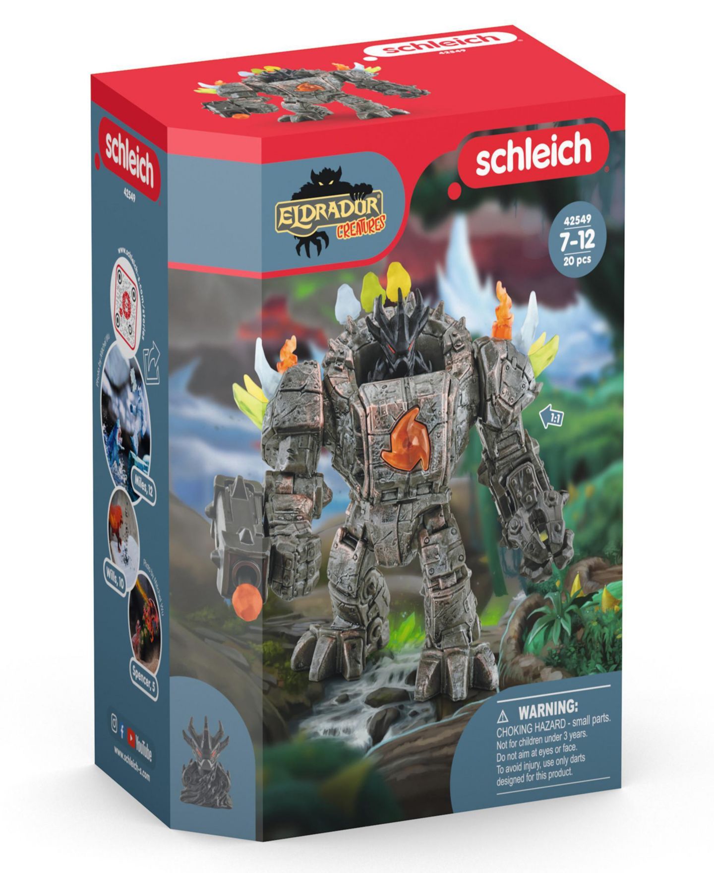 Детский игровой набор Schleich Eldrador® Creatures Master Robot 20-Piece Playset, Ages 7+ — фото 4