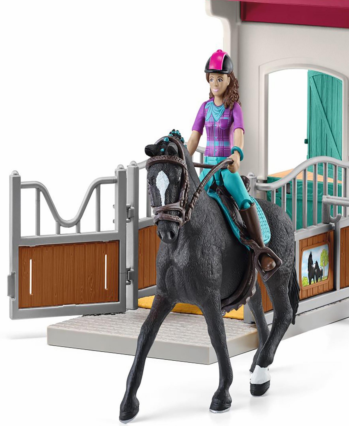 Schleich Horse Club Horse Box - Lisa Storm Figurine Playset