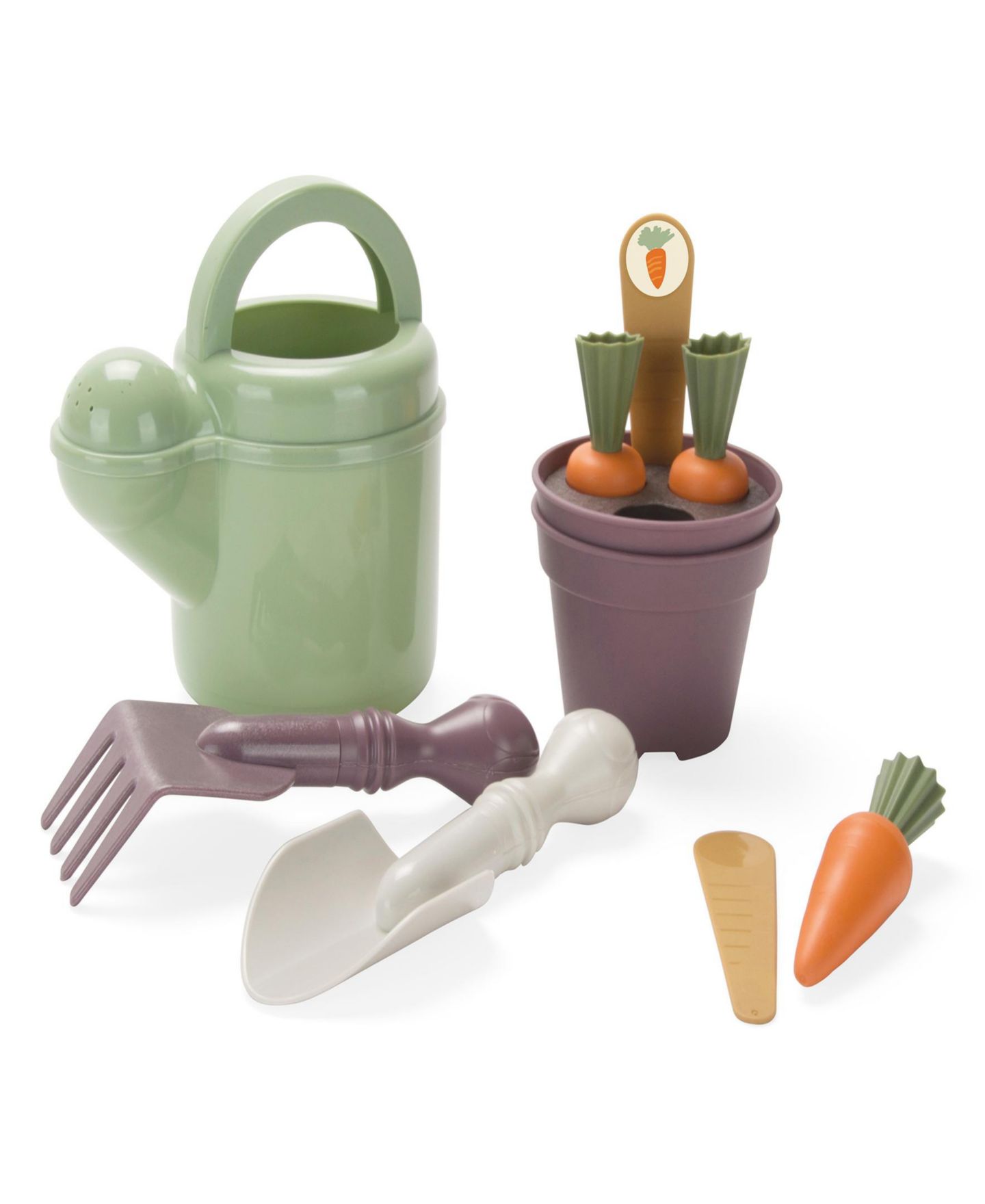 Детский игровой набор Dantoy Green Garden Planting 11-Piece Playset, Ages 2+ — фото 1