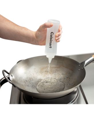 Outdoor Wok Cleaning Brush & Bottle Set